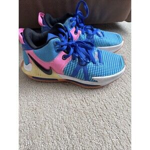 Nike LeBron Witness VII Hyper Royal Pink Basketball Shoes DM1123-400 Mens Sz 7.5